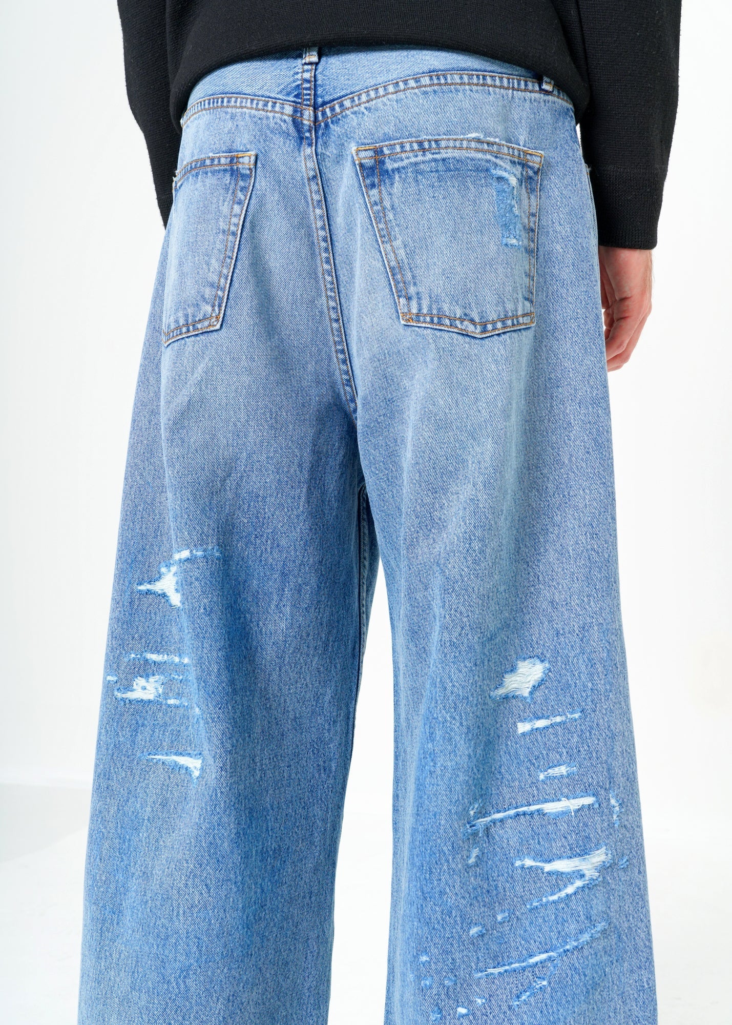 Noend Men's Baggy Rigid Jeans - Noend Denim