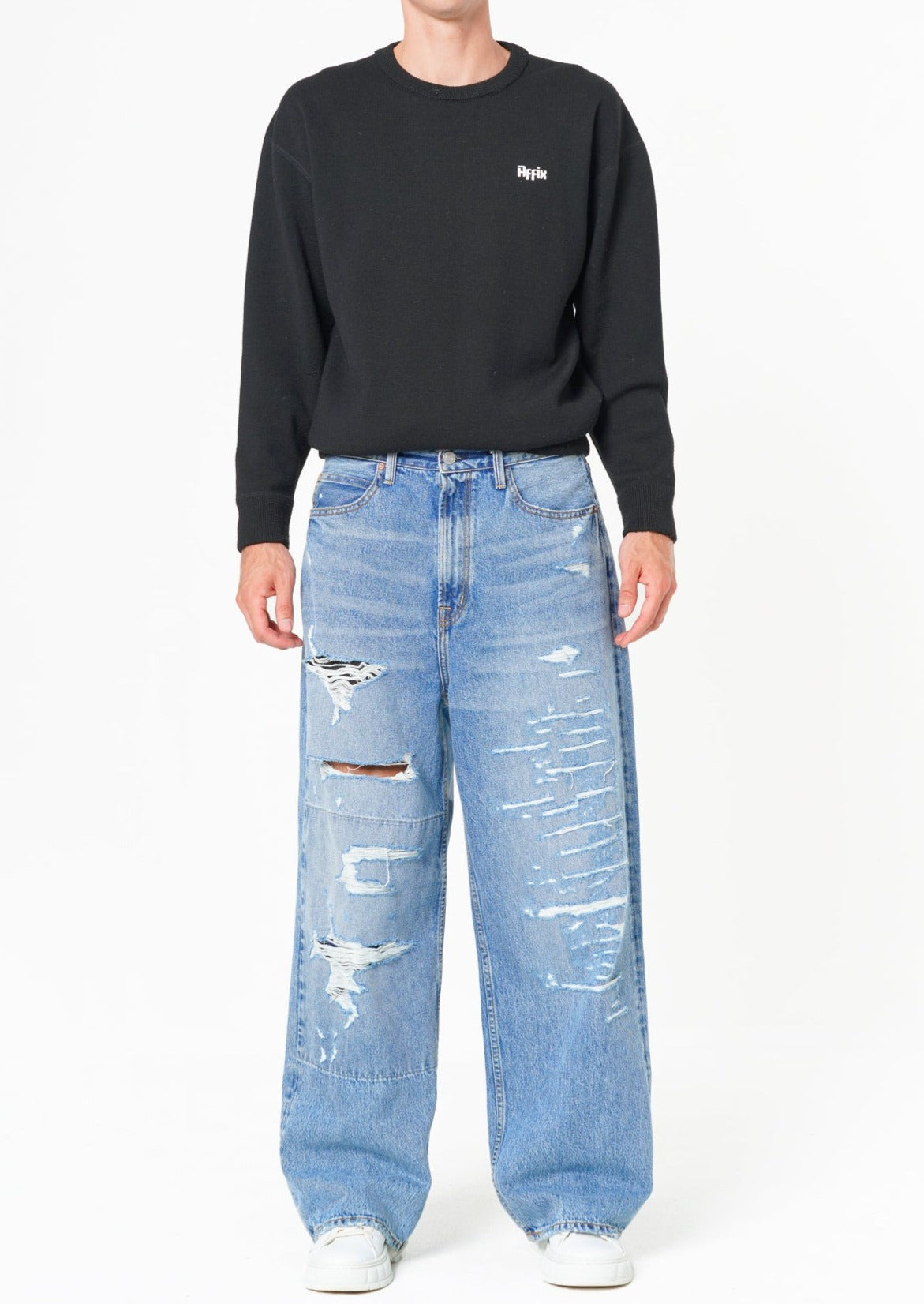 Noend Men's Baggy Rigid Jeans - Noend Denim