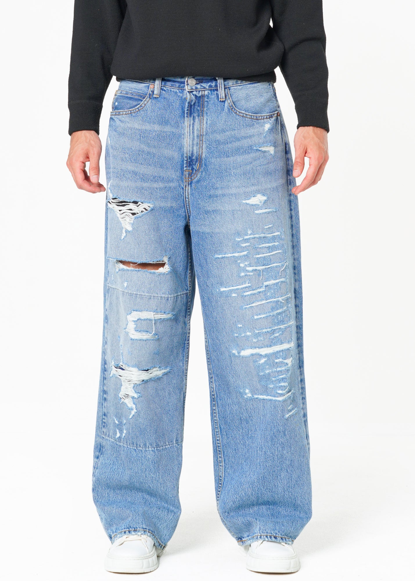 Noend Men's Baggy Rigid Jeans - Noend Denim