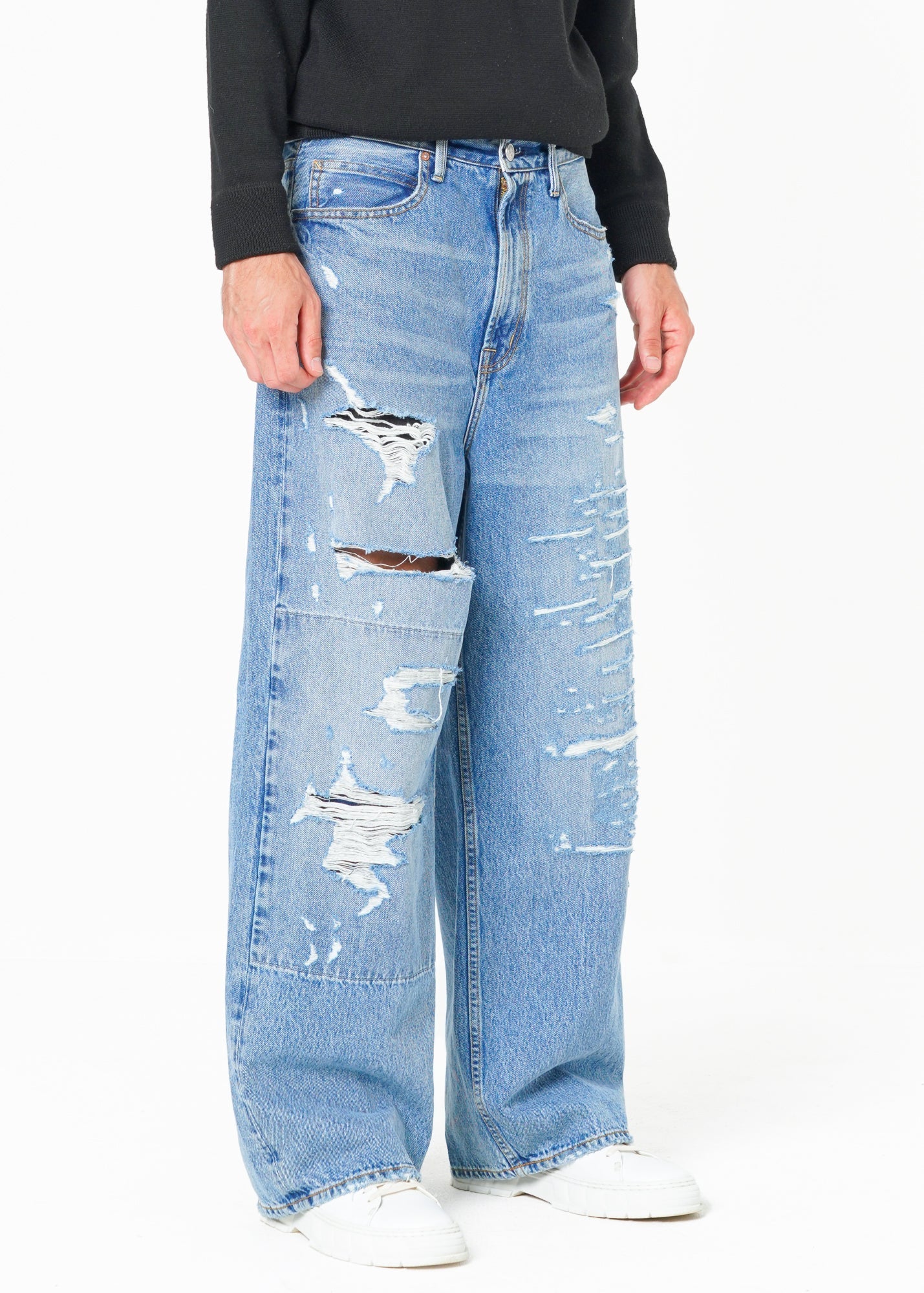 Noend Men's Baggy Rigid Jeans - Noend Denim